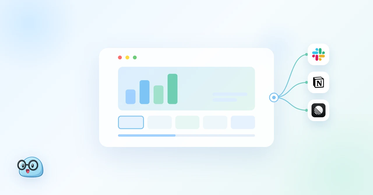 Actualización semanal: integraciones con Slack, Notion y Linear, y pantallas compartidas guardadas automáticamente