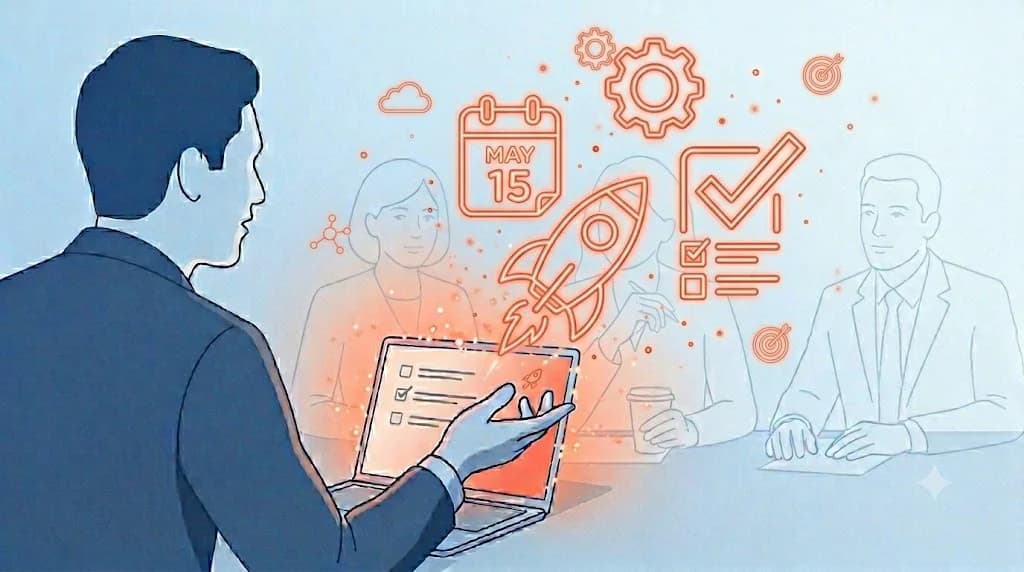 Plantilla de notas con tareas y dueños capturados en vivo (no después de la llamada)
