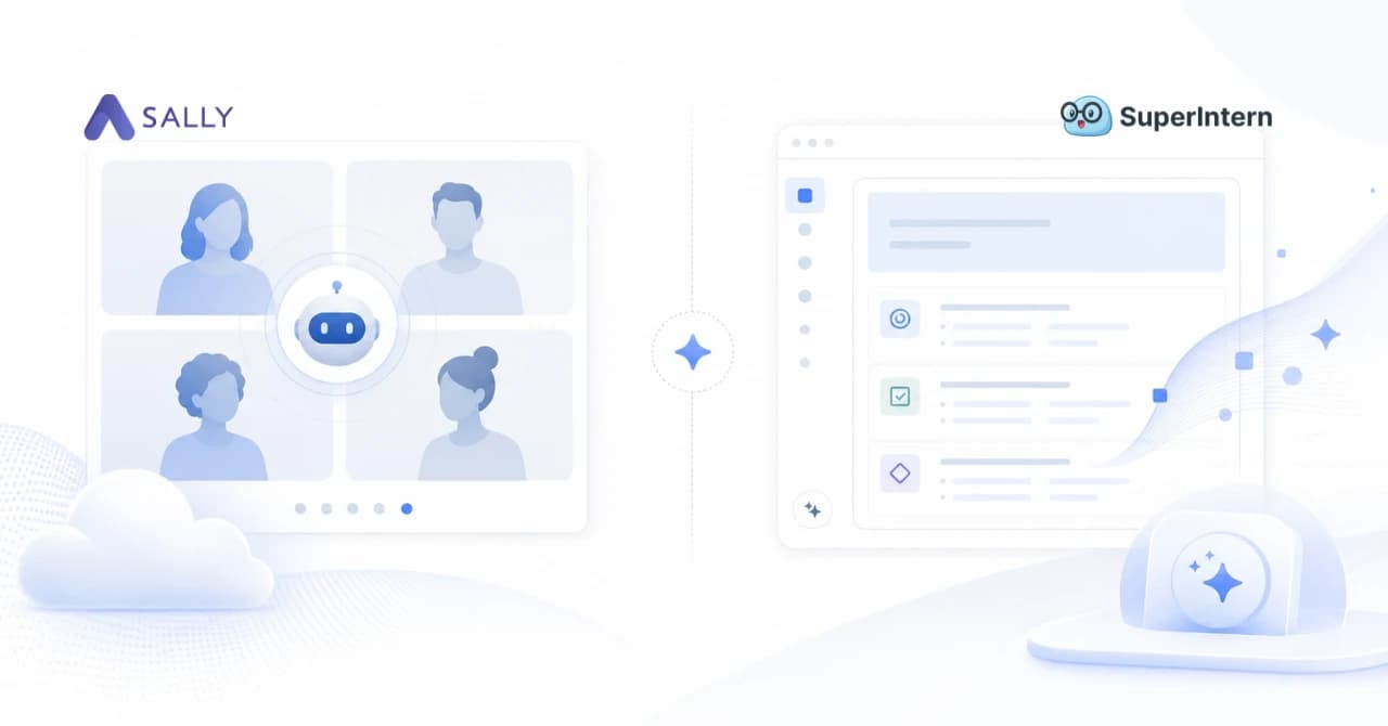 Sally AI Alternative: SuperIntern vs. Sally for Bot-Free Meeting Notes
