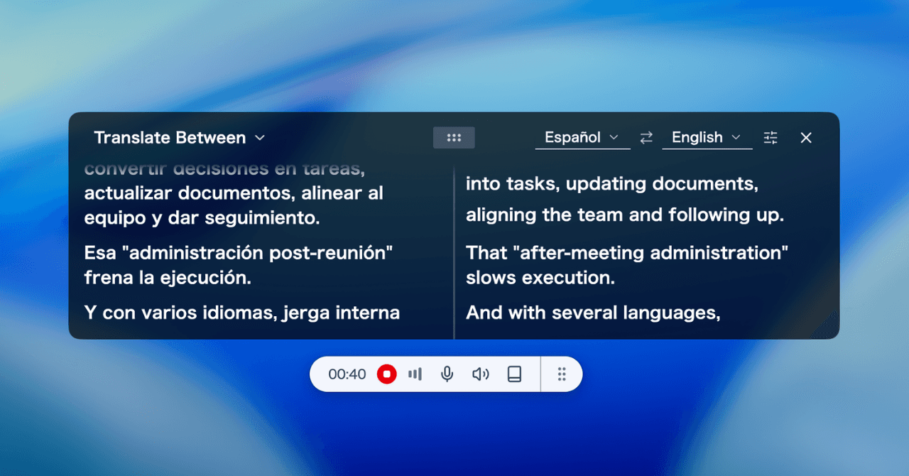 v0.12 Update (Part 2): Two-Way Real-Time Translation & Link Sharing
