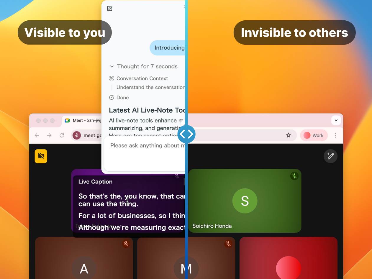 Modo invisible de SuperIntern