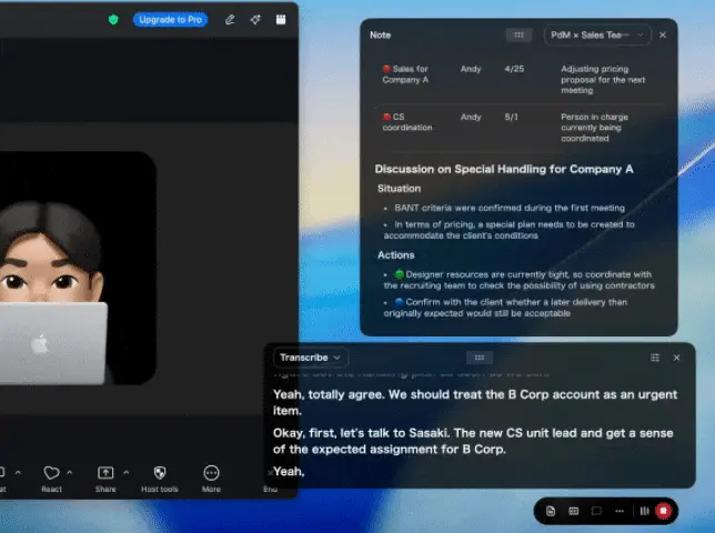 AI Canvas Live Summary