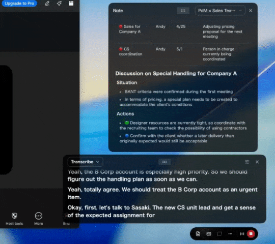 AI Canvas — Live-Zusammenfassung